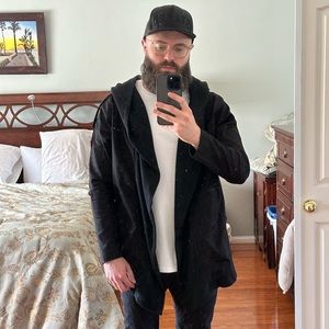 Men’s Publish Mono Collection Black Kimono Jacket